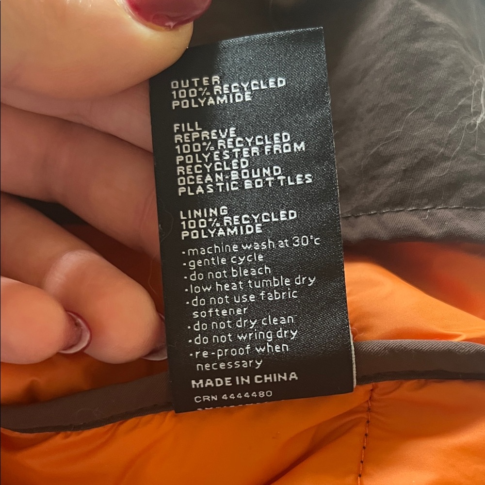 Men's Quilted Brown Shirt Jacket - Picture 5 of 5
